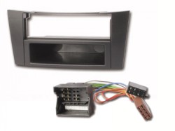 Mercedes E-Klasse  Radioblende + ISO Adapter