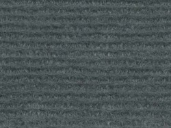 Moquette grau  , gerippt - Meterware!