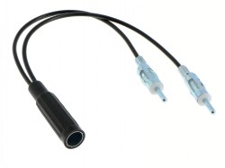 Antennenadapter 2x DIN (M) -1x DIN (F)