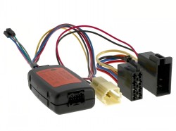 Lenkradfernbedienungsadapter DACIA  NISSAN  RENAULT + MINI ISO gelb mit 5 Kabeln