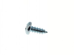 Verzinkte Kreuzschlitz Schraube 3,5mm Länge 9,5 mm Flachrundkopf