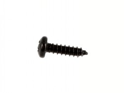 Schwarz verzinkte Kreuzschlitz Schraube 3,5mm Länge 13 mm Flachrundkopf