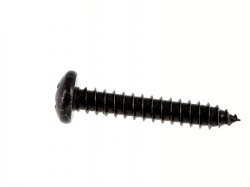 Schwarz verzinkte Kreuzschlitz Schraube 4,2mm Länge 25 mm Flachrundkopf