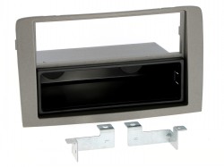 Radioblende LANCIA Musa (350) ab 2004-12  Idea 2DIN mit Fach grey metallic