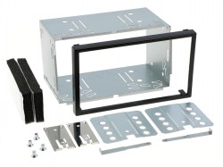 Metall Installations Kit für Doppel DIN Blenden 182 x 103 mm
