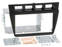 Radioblende KIA Picanto (BA) 2004-08 2DIN schwarz Installer Kit