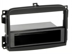 Radioblende FIAT 500 L ab 2012 2DIN mit Fach schwarz
