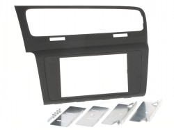 HQ Radioblende VW Golf VII 2DIN flach matt black Installer Kit