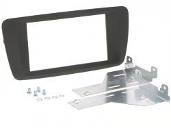 Radioblende SEAT Ibiza (6J) bis 2015 2DIN schwarz soft touch Installer Kit