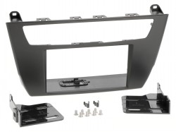 Radioblende BMW 1er (F20 21) 2er ( F22 23  F87) 2DIN schwarz Installer Kit