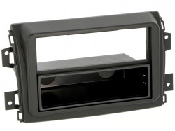 Radioblende FIAT Ducato ab 2021- 1DIN matt black mit Fach