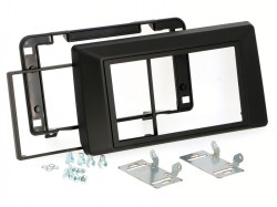 Radioblende DACIA Duster ab 2022 2DIN  black Installer Kit mit Frames