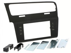 HQ Radioblende VW Golf VII 2DIN matt black Installer Kit