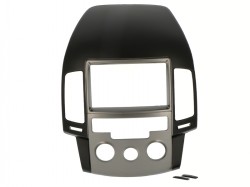 Radioblende HYUNDAI i30 (FD) 2007-12 2DIN silber,schwarz manuelle Klimaanlage