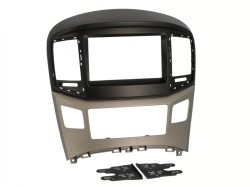 Radioblende HYUNDAI H1 (TQ) ab 2015  2DIN bicolor schwarz silber