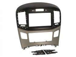 Radioblende HYUNDAI H1 (TQ) ab 2015  2DIN bicolor schwarz silber