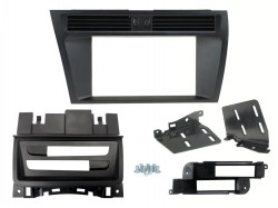 Radioblende AUDI A4 (8K) A5 (8TF)  2008-15 mit OEM MMI  2DIN matt schwarz