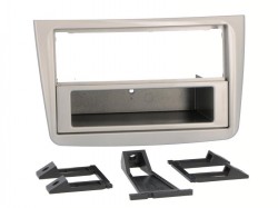 Radioblende ALFA ROMEO Mito (955) ab 2008-18 2DIN silber high gloss