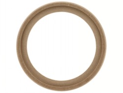 MDF Holzring 25cm mit Falz + Laminierrand