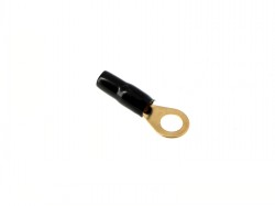 Ringkabelschuh 10qmm schwarz mit 8mm Loch